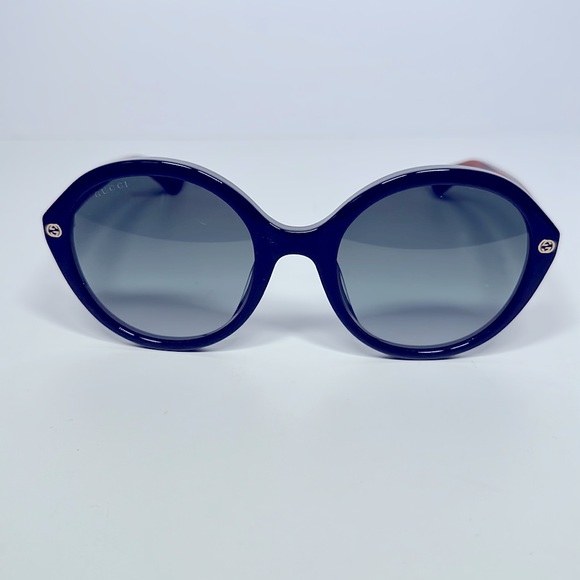 ⛔️SOLD⛔️ NWT Authentic Gucci Round Sunglasses- Black/Brown - Picture 5 of 10